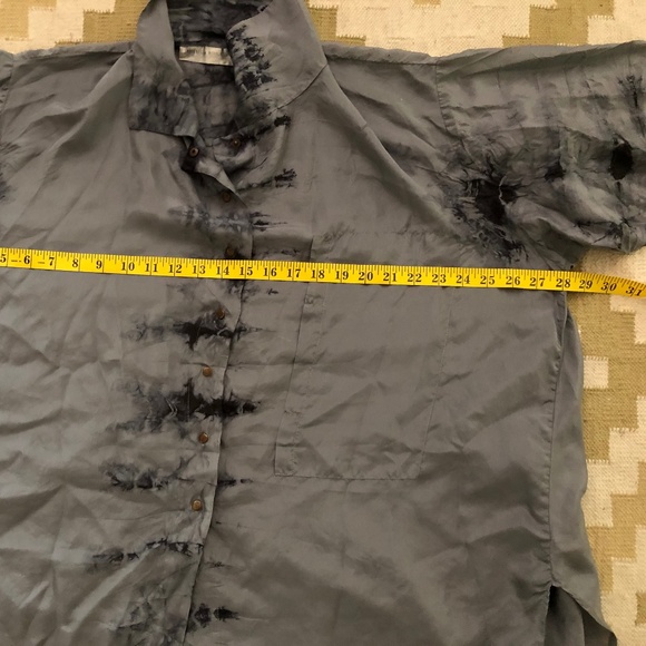 Artists & Revolutionaries Silk Tie-Dye Blouse. OOAK - Picture 6 of 10